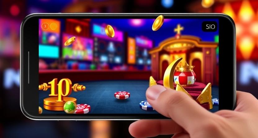 CBAJI mobile casino app interface
